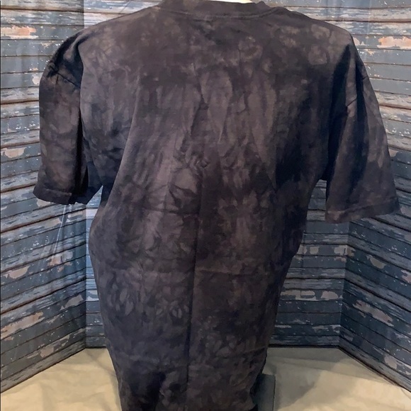 The Mountain gray tie dye tee with wolves. - Picture 3 of 5